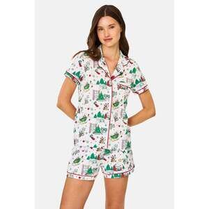 Roller Rabbit Snow Village Polo Pajamas Size XLGREEN / XL